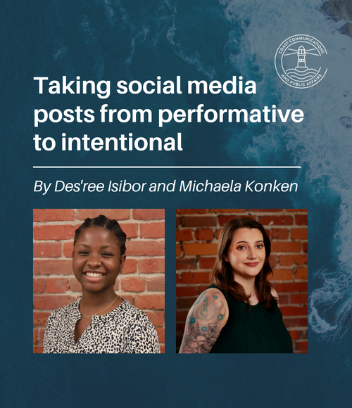 Taking social media posts from performative to intentional